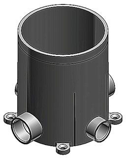 Thomas & Betts E971FB RND FLR-BX 90CU D5.4IN HUB.75/1IN