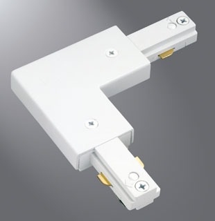 Halo LZR203P LAZER ADJUSTABLE L AND STRAIGHT CONNECTOR, WHITE