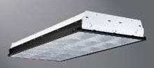 Metalux 2EP3GX-332S36I-UNV-EB82-U 3 Lamp, 2'x4' Static Parabolic, 18 Cell, Semi Specular/Low Iridescent Haze 3" Louver, Two - CEE Listed Electronic Ballast, T8