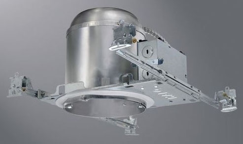 Halo H7ICATNB 6" Housing IC Air-Tite No Socket Bracket 120V Line Voltage Incandescent