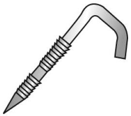 CULLY 90109 Round Nail Straps, Fits 1/2" EMT or 3/8" Rigid Conduit, 12 Gauge, Stamped, Zinc