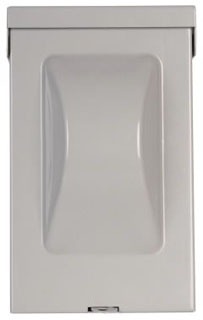 Eaton DPB222R Eaton Air Conditioning Disconnect, Molded case switch, 60 A, 240V, 10 kAIC, #14-3 Cu/Al 60 C or 75 C, NEMA 3R Galvanized Steel enclosure, 10 hp at 240V, ANSI 61 gray