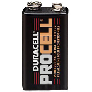 SLS PC1604 DURACELL 9V ALKALINE BATTERY