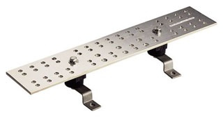 nVent Erico TMGBA12L15PT Telecom Main Grounding Busbar, Tinned, 12"