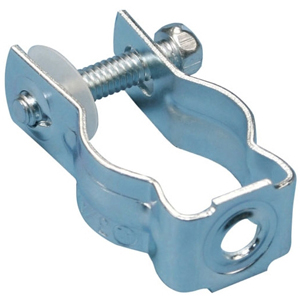 nVent Caddy CD1B Bolt Close Conduit/Pipe Clamp, Steel, 3/4" EMT, 3/4" Rigid/Pipe, 0.281" Hole