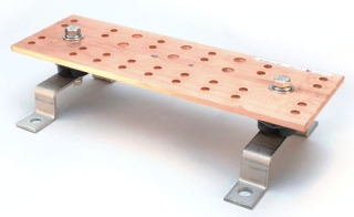 nVent Erico TMGBA24L33P Telecom Main Grounding Busbar, 24"