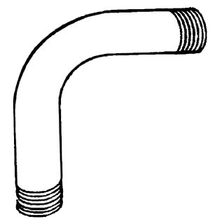 ELB 3-IN-90DEG-ALUM-ELBOW (7779) ALUM SWEEP ELL 90DEG 3"