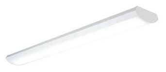 Metalux 4WPLD4035C 4' Linear LED Wrap Light, 4000 lumen, 3500K, 0-10VDC Dimming.