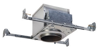 Halo E4ICATSB 4" IC, Air-Tite, New Construction Housing, 120V w/ Socket Bracket