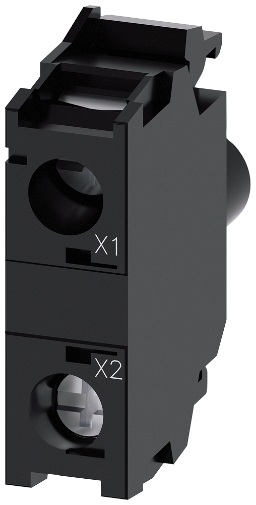 Siemens 3SU14011BC401AA0 LED MODULE, GRN, 110V AC, SCREW TERMINAL