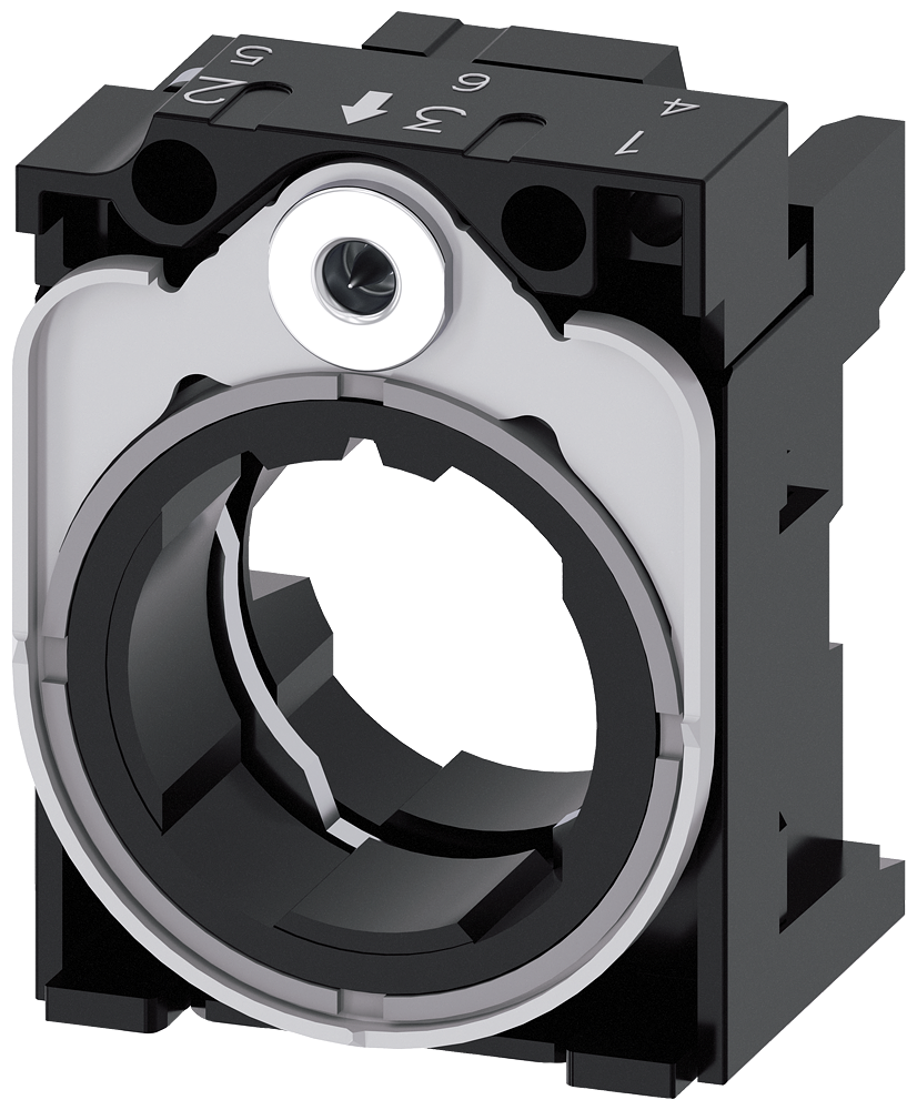 Siemens 3SU15500AA100AA0 HOLDER, 3 MODULES, METAL