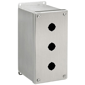 nVent Hoffman E2PBXSS Extra-Deep Pushbutton Screw Cover Type 4X, 2PBx30.5mm, SS304