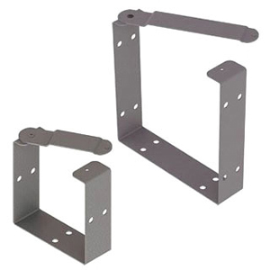 nVent Hoffman F88GUC Universal U-Connector for LayIn Wireway, fits 8.00x8.00, Gray, Mild Steel