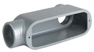 Killark OLB-2M 3/4" LB Hub, Iron O Series Conduit Body