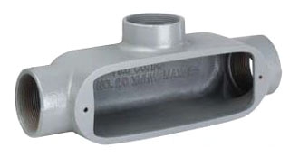 Killark OT-2M 3/4" T Hub, Iron O Series Conduit Body