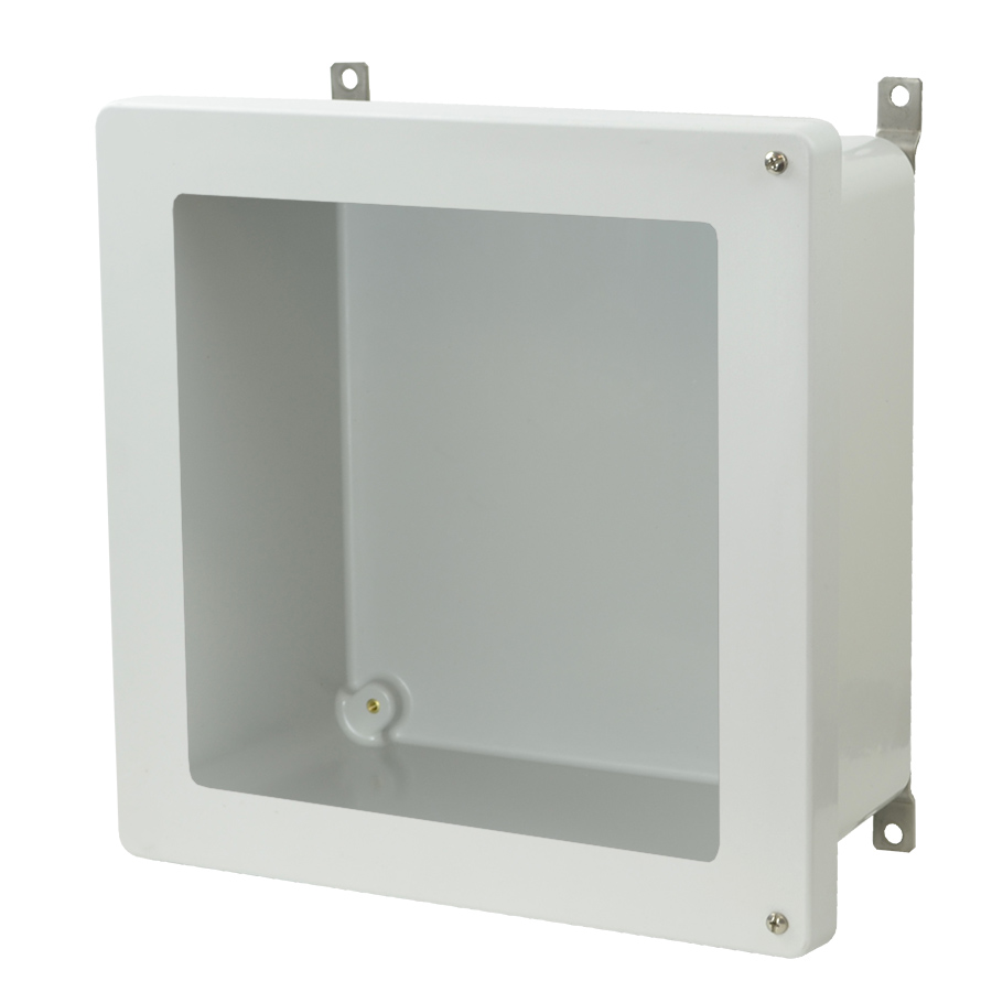 alm AM1226HW ALLIED MOULD 12x12x6 ENCLOSURE HNG SCR CVR WDW