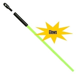 IDL 31-633 IDL TUFF-ROD EXTRA FLEX GLOW 5X6' RODS W/ FIXED & THREADED BULLET