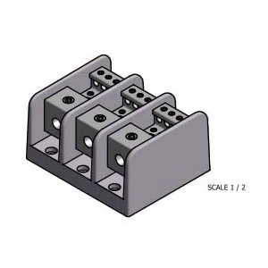 ILS PDB-16-2/0-3 ILS POWER DISTRIBUTION BLOCK F/1 #2/0-14 IN & 6 #4-14 OUT (3 POLE)