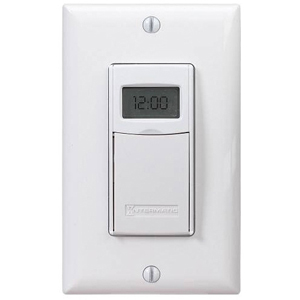 NA ST01 7-Day Heavy-Duty Programmable Timer, 120-277 VAC, 15A, White