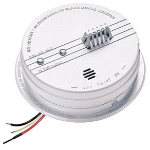 KID HD135F KID HEAT DETECTOR 135 DEG 120V & 9V BATTERY FIXED TEMP (does not alarm W/ temp increase)