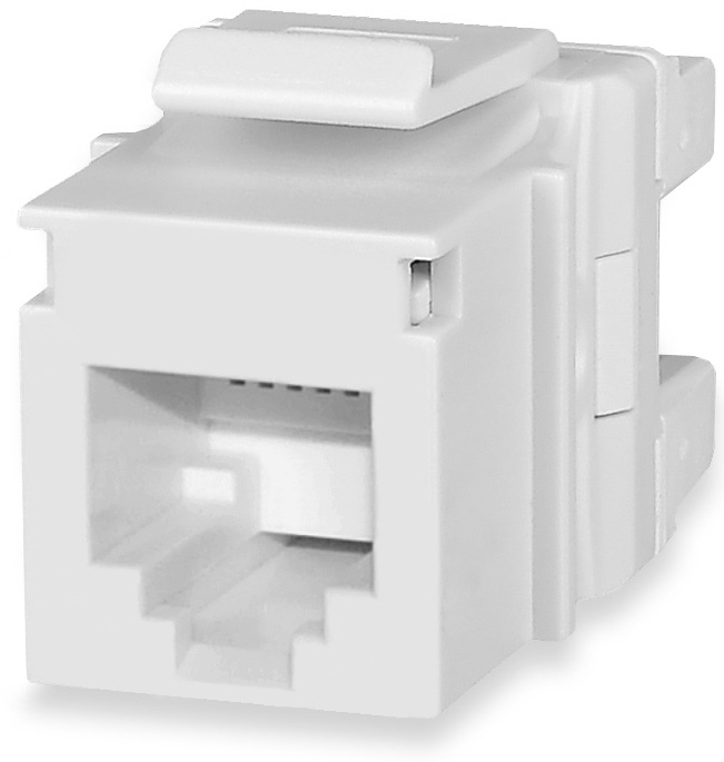 SGM KJ126MT-C3U-WH SGM MODULE RJ12 CAT3 6-PIN USOC HIGH-DENSITY JACK WHITE