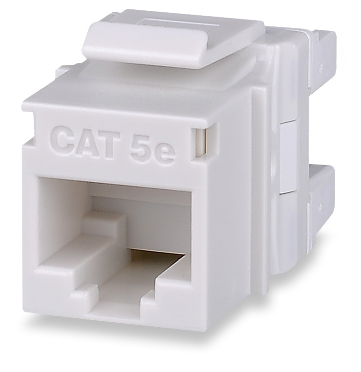 SGM KJ458MT-C5E-WH SGM MODULE CAT5E WHITE T568A/B HIGH-DENSITY KEYSTONE JACK