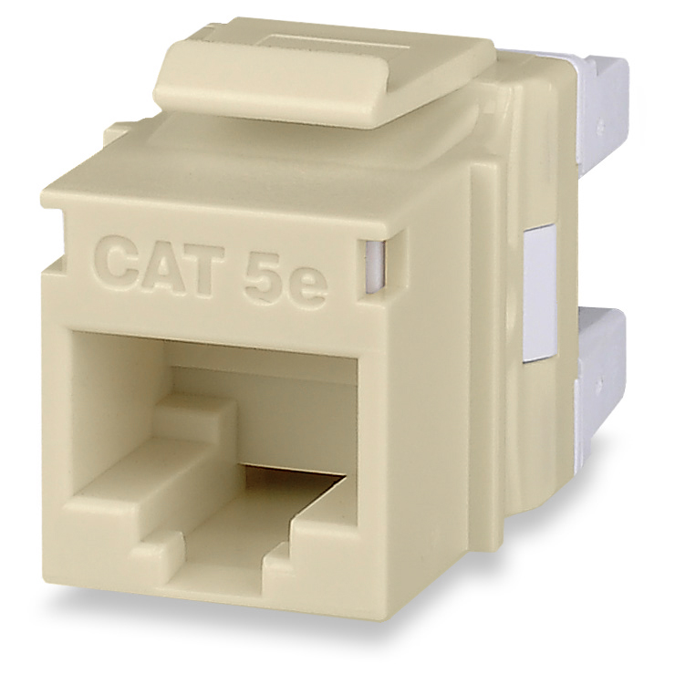 SGM KJ458MT-C5E SGM MODULE CAT5E LT IVORY T568A/B HIGH-DENSITY KEYSTONE JACK