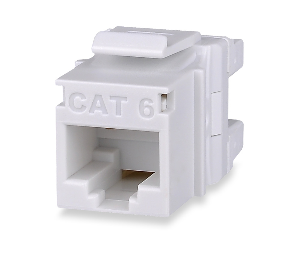 SGM KJ458MT-C6C-WH SGM MODULE CAT6 WHITE T568A/B HIGH-DENSITY KEYSTONE JACK