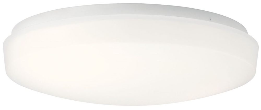 Kichler 10767WHLED Ceiling Space 14" White LED Flush Mount