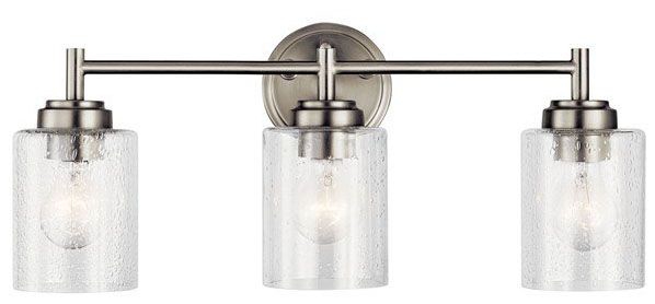 Kichler 45886NI Winslow 3 Light Vanity Light in Nickel