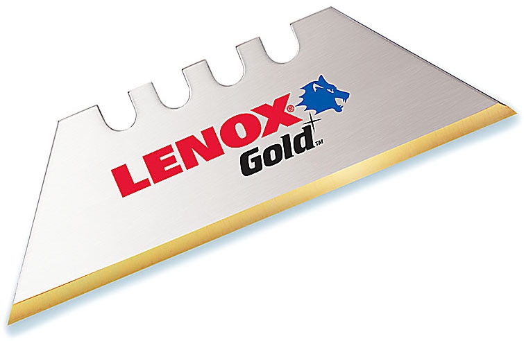Lenox 20350GOLD5C LENOX Utility Knife Blades, Titanium Edge, 5-Pack