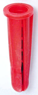 DOT 22 DOT 8-10-12 TAPERED ANCHORS WITH COLLAR ( RED )