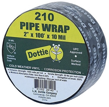 L.H. Dottie 210 Item # 210, (210) Pipe Wrap Adhesive Tape