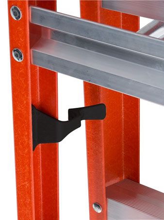 lou FXS1508 LOUISVILLE STEP/SHELF LADDER 8' FIBERGLASS STEP/SHELF LADDER