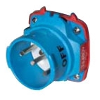 MEL 63-38043 MELTRIC 30A 480V 3P4W MALE INLET
