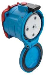 MEL 63-14043 MELTRIC RECEPTACLE 20A 460V 3P+E