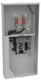 Milbank U5168-XTL-200-KK 4 Terminal Ringless 2 Small Closing Plates 1-200 Ampere Main Breaker 8 Branch Circuit Horn Bypass
