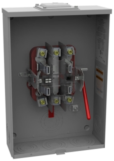 Milbank U9551-RXL-5T9-IL 5 Terminal Ringless Large Hub Open Adapt To Small Closing Plate Lever Bypass 5th Terminal 9 Oclock Position 7-16 In Knockouts Lock Provision