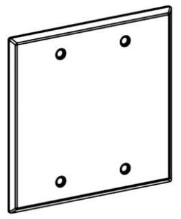 ORB 2-BC-G ORB WP COVER BLANK 2G GRAY