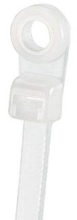 Panduit PLC2S-S10-C Pan-Ty PLC2S-S10-C Locking Clamp Tie, PA6.6, M5, 7.9"L, 50lb, PK100