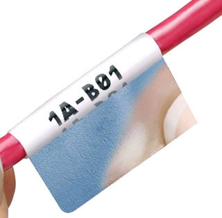 Panduit S100X150VATY S100X150VATY Self-Lam, Vinyl, White, 5000 Lbls, TT, 1.5"x1", 0.5" PO H