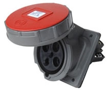 Pass & Seymour PS460R7W Pin & Sleeve Watertight 60A 3 480V Receptacle