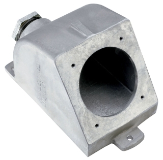 Pass & Seymour PSBB601W Pin & Sleeve Watertight 60A Metal Back Box