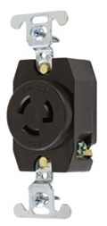Pass & Seymour 4760 Turnlok 15A NEMA L715 Single Receptacle
