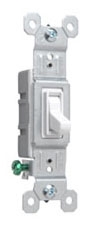Pass & Seymour 660WG Trademaster Grounding Toggle Switch, White
