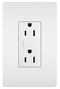 radiant 885TRW radiant Tamper-Resistant Outlet, White