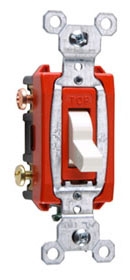 Pass & Seymour CS20AC3W Commerical Specification Grade Switch, White