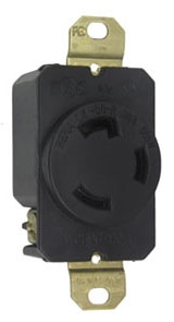 Pass & Seymour L530R 30A NEMA L530 Single Receptacle