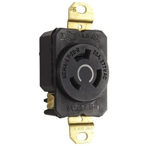 Pass & Seymour L720R 20A NEMA L720 Single Receptacle