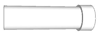 PVC 200-20 49011-020 PVC SCHEDULE 40 CONDUIT 2" 20' LENGTH